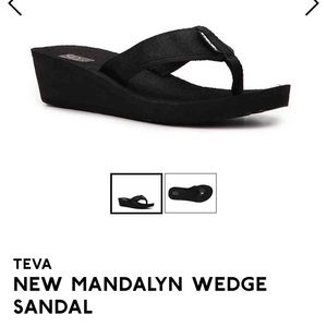 Teva mandalyn wedge sandal size 7